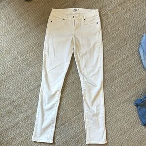 Paige 26 white jeans. gently worn